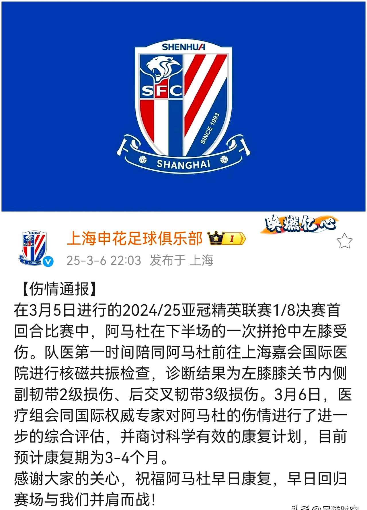 上海申花国际比赛日调整名单；志在意甲名次提升；压力陡增；年轻球员得到机会的简单介绍-满冠网页版